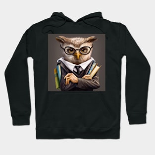 Studious Owl Hoodie